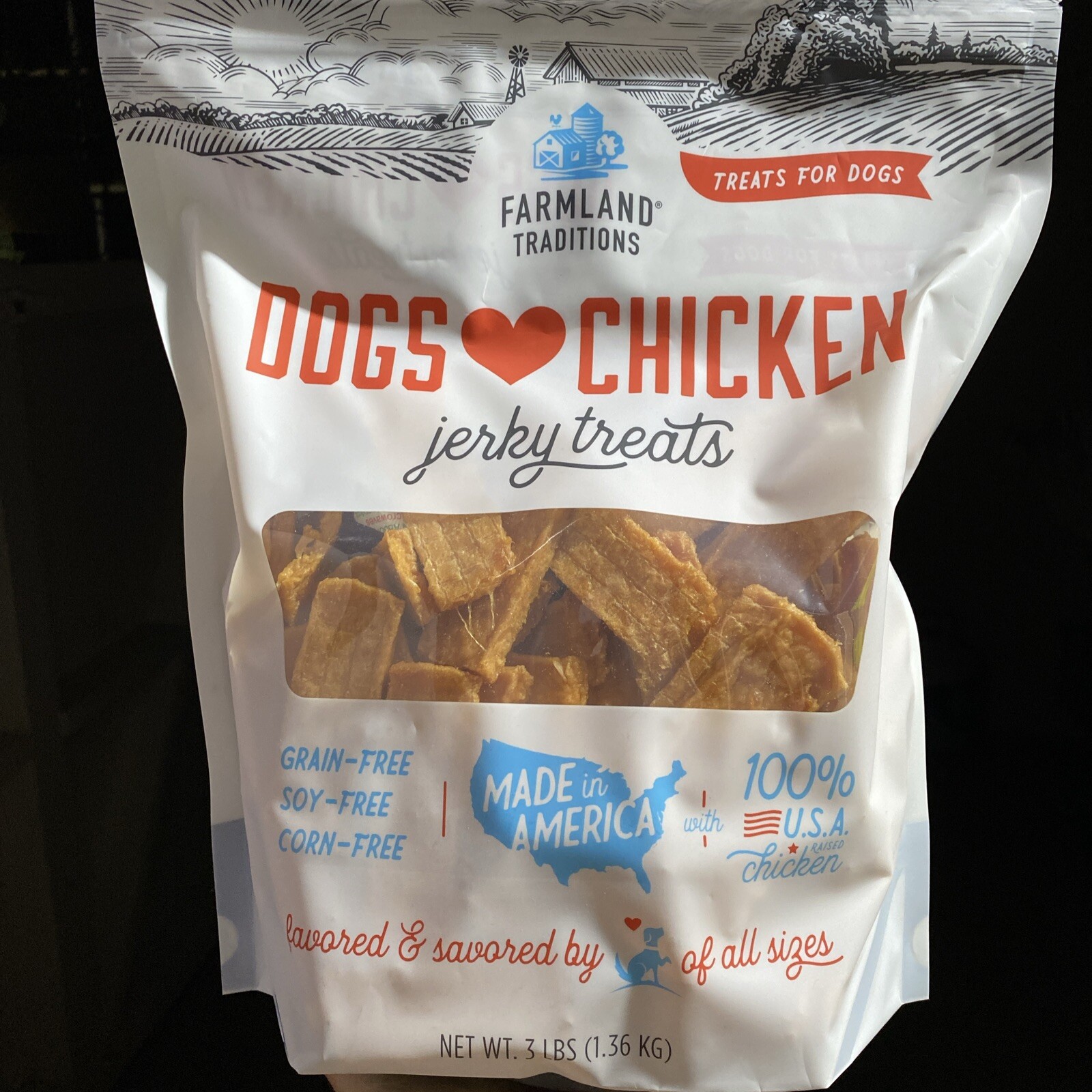 Chicken Jerky Treats For Dogs Farmland Traditions Chicken Jerky