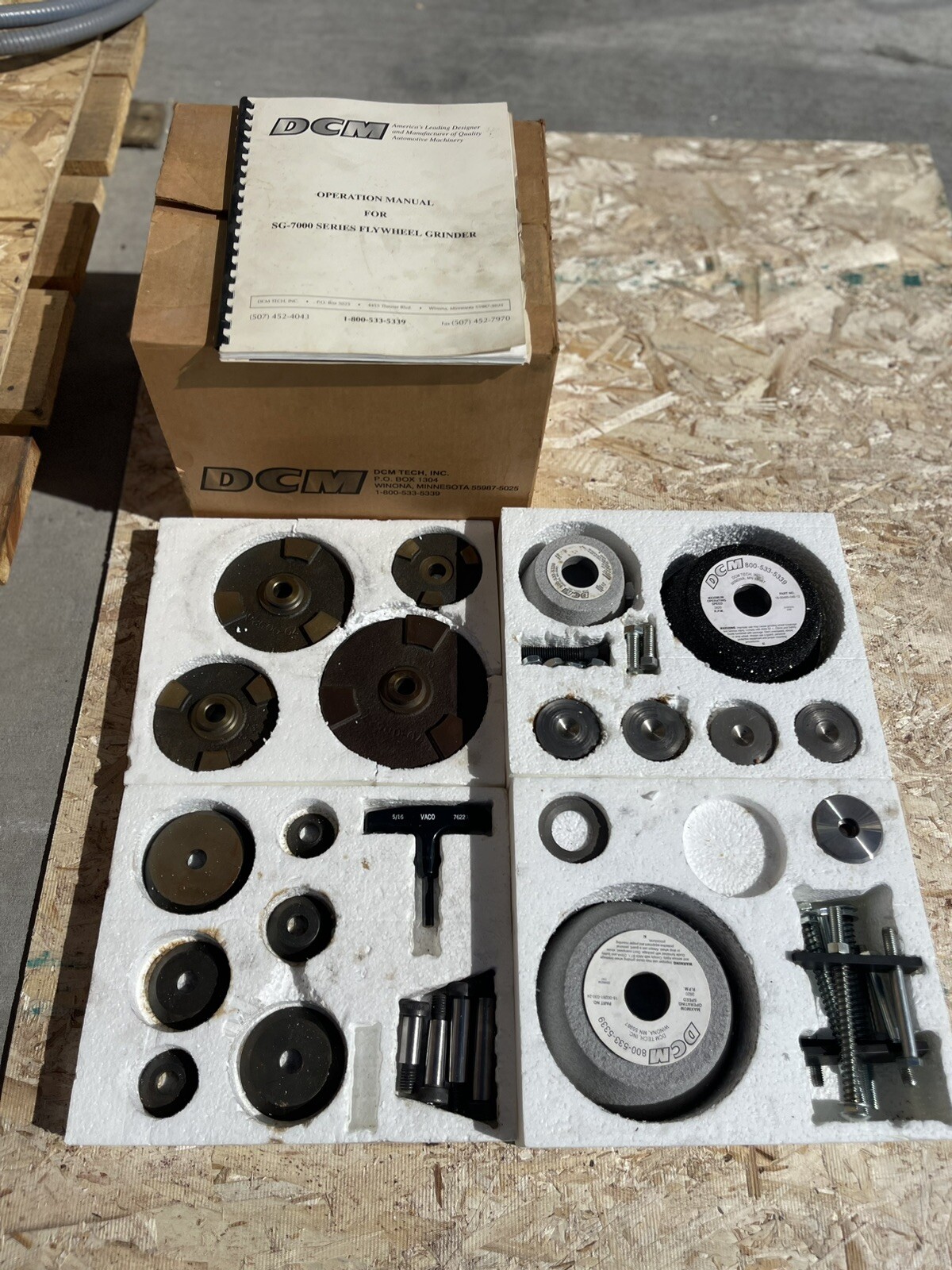 DCM Flywheel Grinder Very Nice Condition Winona Van Norman Sunnen Kwik Way eBay