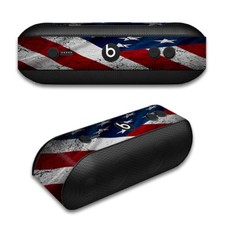 Skin Decal for Beats by Dr. Dre Beats Pill Plus / American Flag distressed