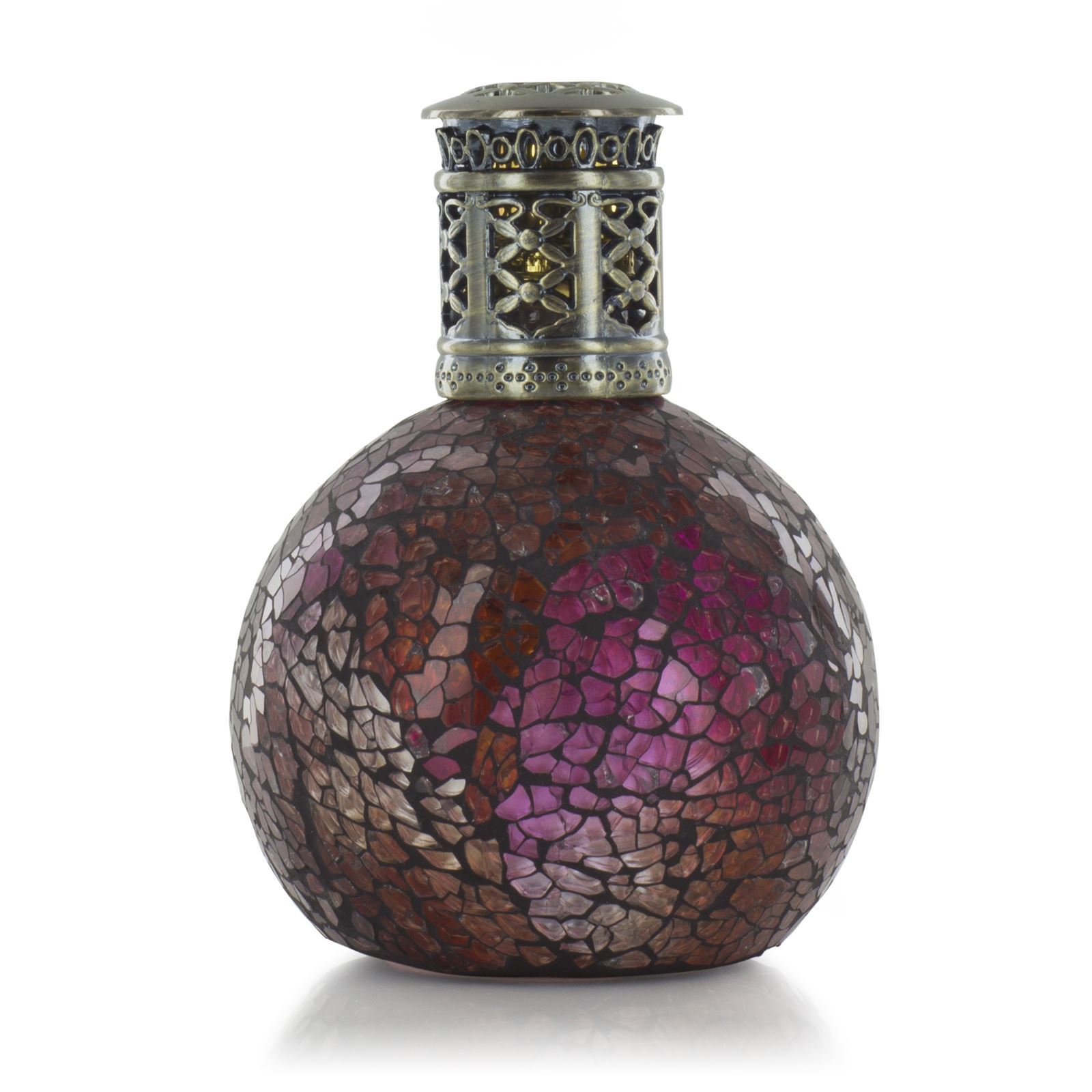 Glass Fragrance Lamp Rose Bud Mosaic Premium Small Ashleigh & Burwood