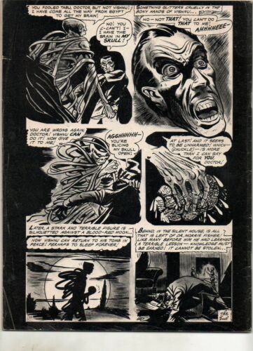 Weird Vol 4 #5 Fn 6.0 VAMPIROS ALIMENTÁNDOSE de víctima semi-desnuda 1970! Revista - Imagen 2 de 2