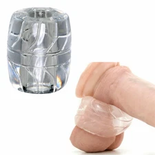 Soft Ball Testicle Stretcher Sexual Male Enhancement Stretching Ring Penis Cage