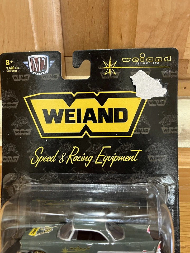 M2 Machines 1:64 1957 Chrysler 300C Green R82 21-59 Weiand Speed & Racing Equip - Image 2 of 4