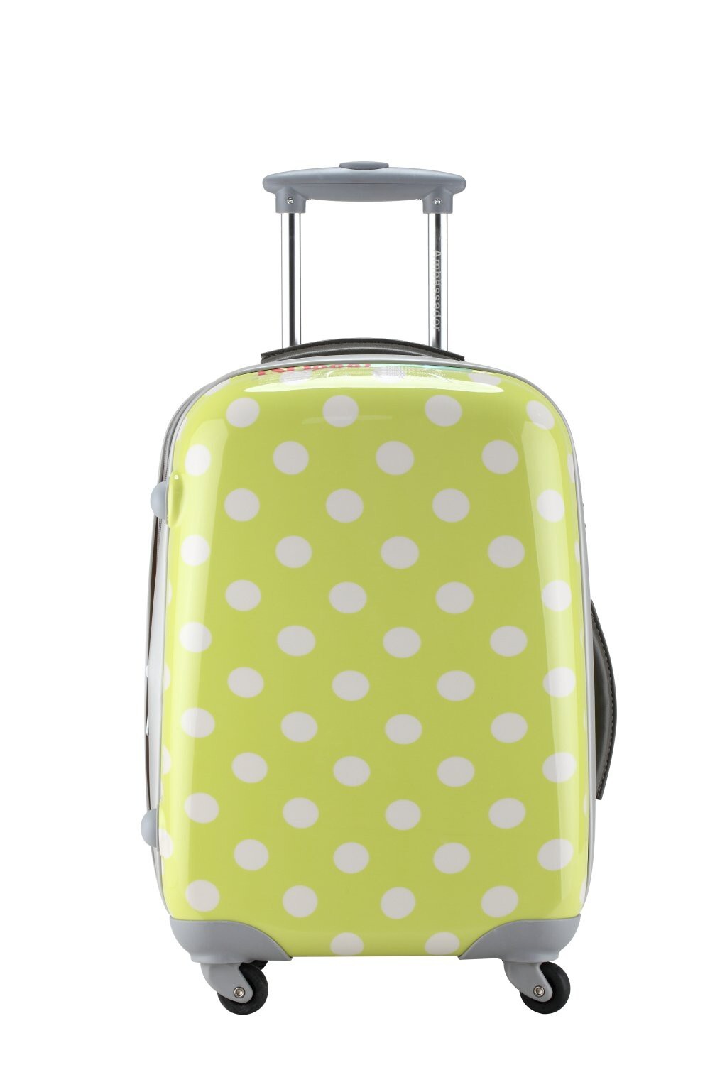 Ambassador Luggage Polka Dot Print Style Luggage Travel Spinner Suitcase