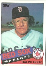 RALPH HOUK BOSTON RED SOX #11 - TOPPS NM-MT 1985