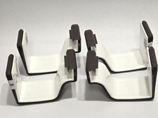 AMERIMAX  M1608 5" TRADITIONAL  K-STYLE BROWN VINYL GUTTER JOINT CONNECTOR 4pcs