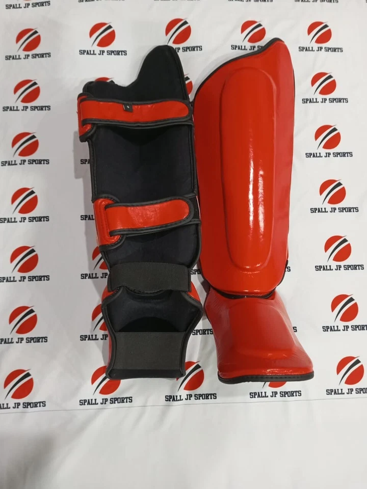 Espinilleras personalizadas de Sparring Gear MMA Kickboxing Shin Pads Foto 3 de 3