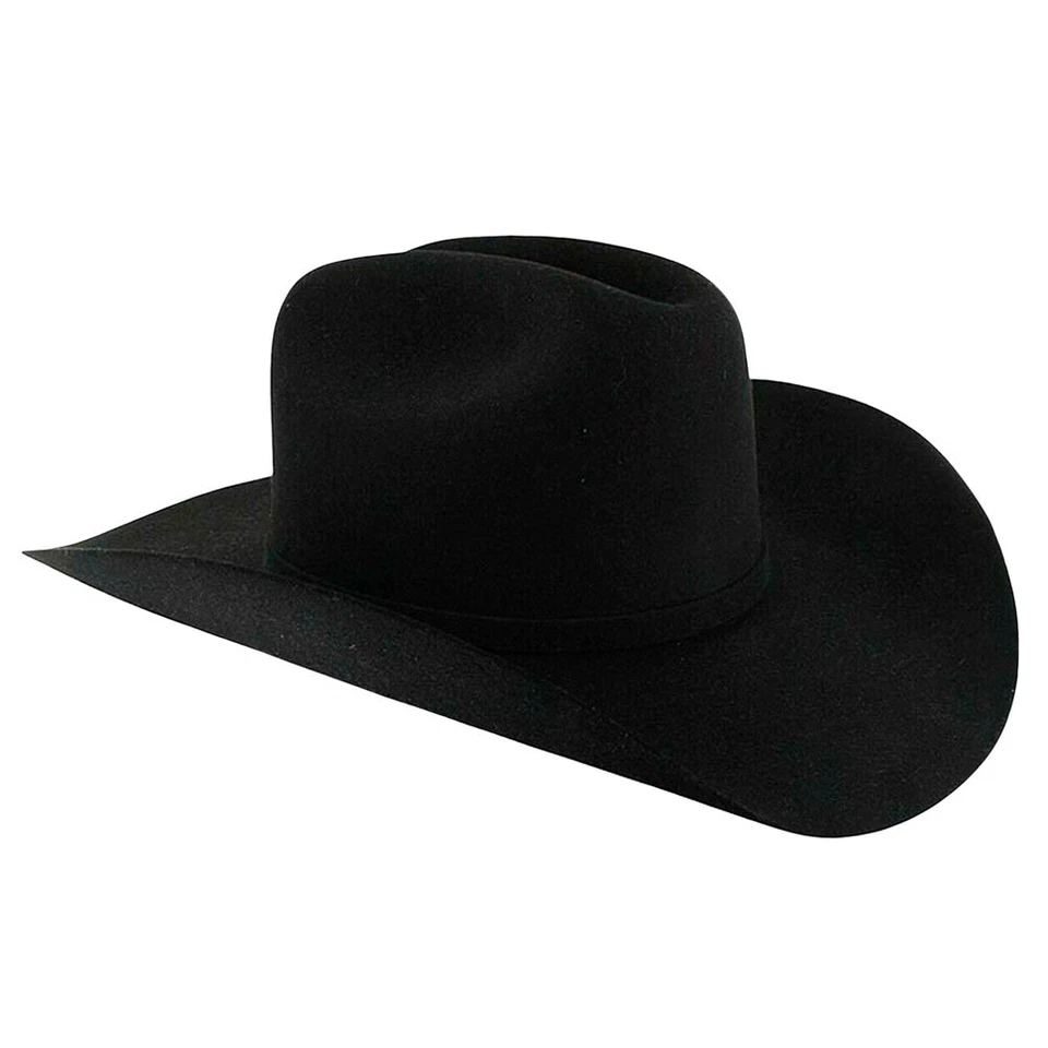 Sombrero occidental de fieltro negro búfalo STETSON Apache 4X (SBAPCH-754007) Foto 3 de 4
