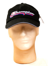Champion Signature Black Cotton Strapback Adj...