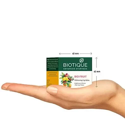 Biotique Bio Fruit Whitening/Brightening Lip Balm, 12g — 第 3/3 张图片