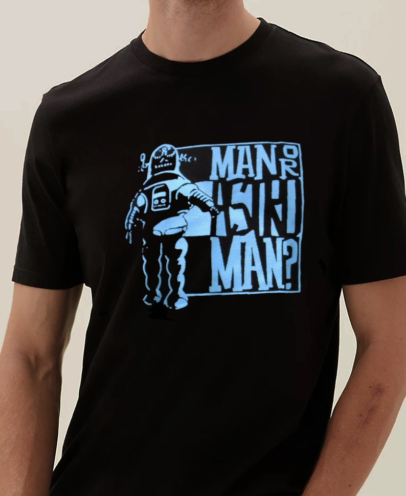Man or Astroman t-shirt, Unisex Tee