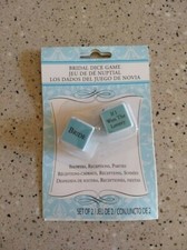 New Bridal Dice Game Shower Break The Ice Reception Party Bride Groom