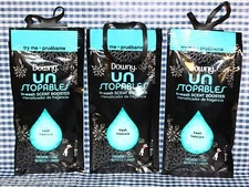 3 Downy Unstopables FRESH SCENT Laundry In-Wash Scent Booster TRY ME Sample Test