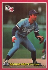 GEORGE BRETT 1984 DONRUSS ALL STAR #55