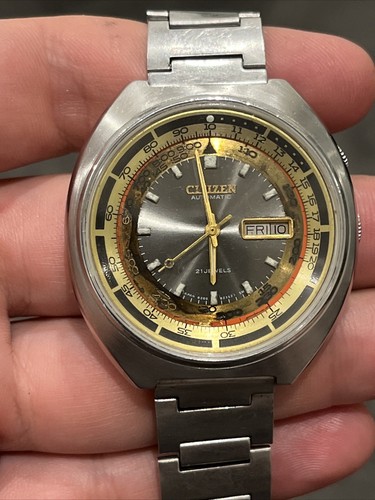 Citizen Vintage Automatic Compressor Case Gn 4 S 51-1811 - Picture 2 of 9