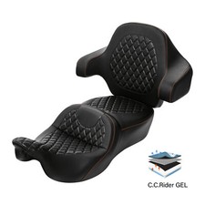 Gel Driver Passenger Seat w/King Pack Backres...