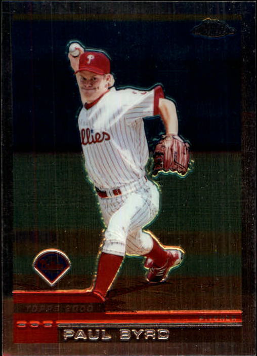 2000 Topps Chrome Philadelphia Phillies Baseball Card #166 Paul Byrd | eBay