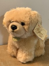 AURORA Miyoni Tots Golden Retriever Puppy soft plush golden tan 8" With Tags