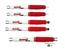 Rancho RS5000X Shocks & Steering Stabilizer for 94-02 Dodge Ram 2500 4WD 2" Lvl