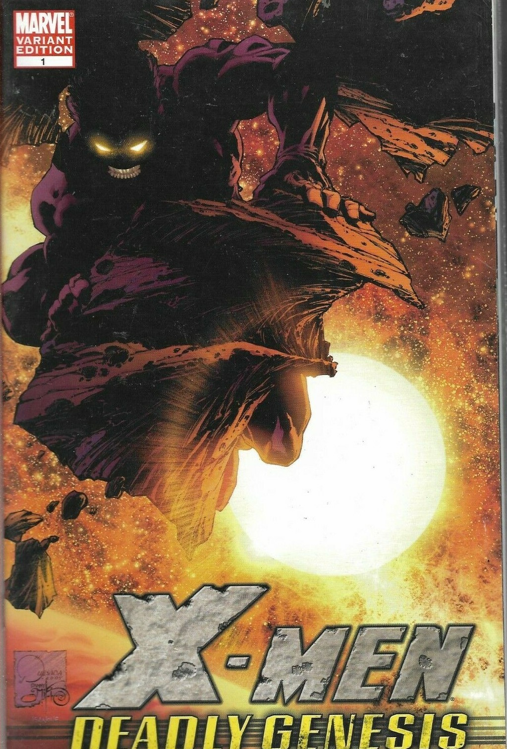 XMEN DEADLY GENESIS (2006) #1 QUESADA Variant - Back Issue (S)