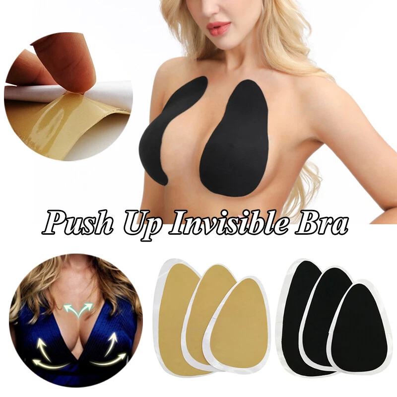 Silicone Push Up Invisible Bra Adhesive Nipple Cover Pasties