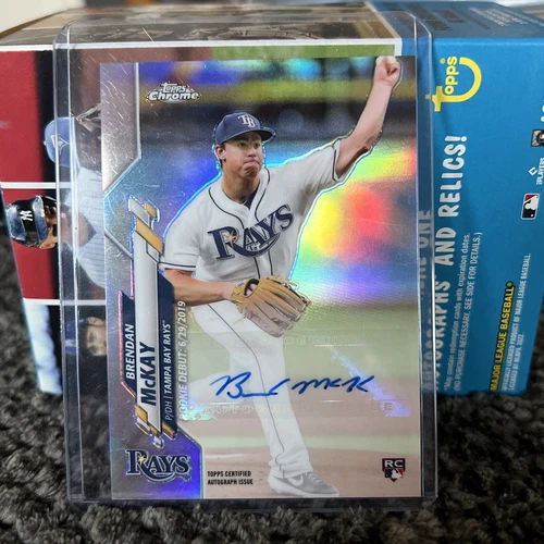 2020 Topps Chrome Update Target Debut Brendan McKay #RDUSA-BM Rookie Auto RC