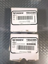 2 Pks Moen Single Robe Hook Brushed Nickel YB0403BN Open Box 70
