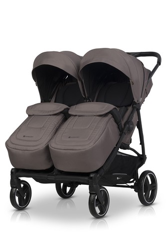 EUROCART DOBLO Twin Pram Buggy Stroller Pushchair for two kids + carrycot - Picture 36 of 45