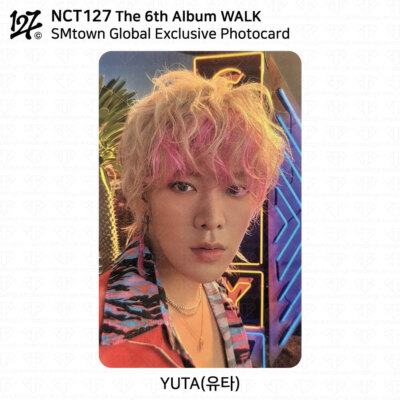 NCT127 The 6th Album WALK Exclusive Photocard SMtown Global