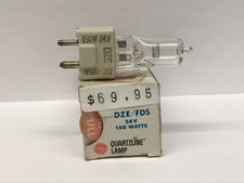 GE Quartzline Projection Lamp DZE/FDS 150W 24V