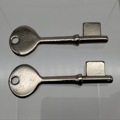 2x Ilco 178SB Bit Keys 0.69'' Bit Width 0.20'' Thick 0.54'' Height Malleable Iron