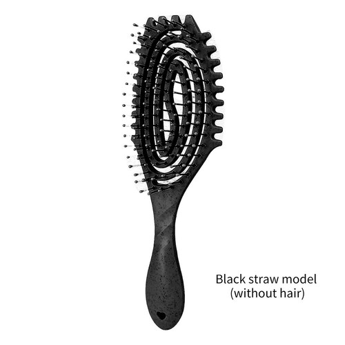 Detangling Hairbrush Unisex Nylon Bristle Scalp Massage Comb Hollow Hair Brush! - Picture 19 of 21