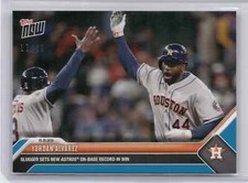 🟦 YORDAN ALVAREZ On-Base Record BLUE Parallel LE 17/49, 2023 Topps Now #240