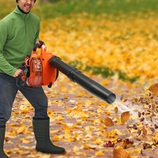 EBV260 Gas Sweep 25.4cc Handheld Leaf Blower Yard Leafs Cleaner 2 Stroke 7000rpm