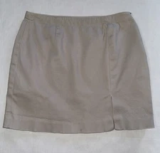 Vintage Skirt Womens Jr Size 7 Khaki Tan Montana Blues 90’s Chic Office Siren