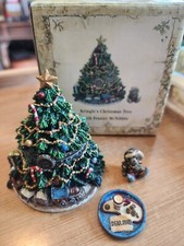 Boyds Kringle  s Christmas Tree With Frazier McNibble Treasure Box Uncle Bean NIB