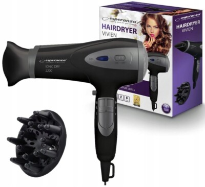 HAARTROCKNER vente 2200W KALTLUFT-IONISATIONSKONZENTRATOR MIT DIFFUSOR