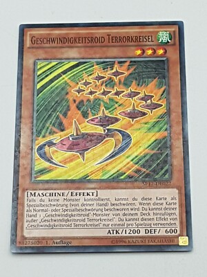 Yu-Gi-Oh Einzelkarte Geschwindigkeitsroid Terrorkreisel 1st NM Holo