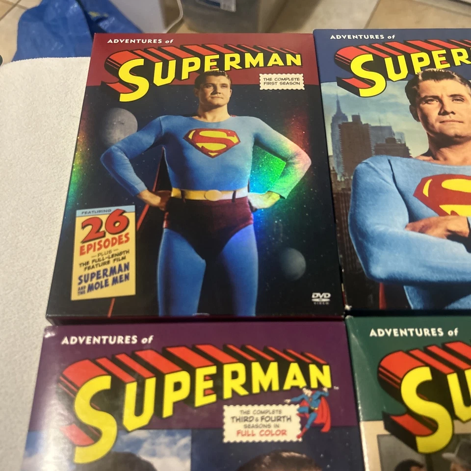 Adventures of Superman The Complete Collection DVD Set Seasons 1-6 George Reeves Foto 2 de 4