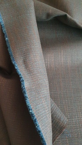 Stoffrest von Chivasso bei Jab Anstoetz - Bezugstoff - 270Lx147B , beige&türkis - Bild 9 von 9