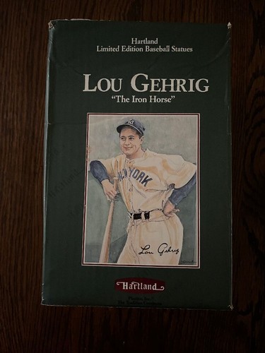 1990 Lou Gehrig Hartland Statue Original Box & Packaging New York Yankees HOF - Picture 4 of 7