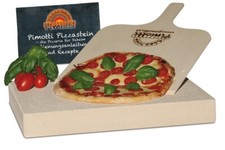 5cm Pimotti Pizzastein Brotbackstein aus Schamott +Schaufel +Anleitung & Rezepte