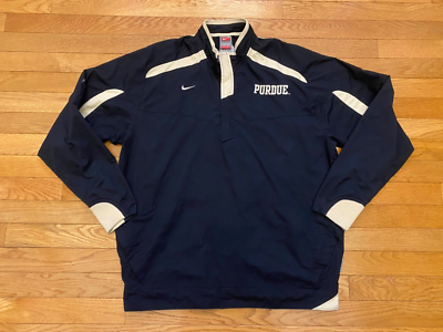 Vintage Purdue Boilermakers 1/4 zip Pullover Windbreaker Nike