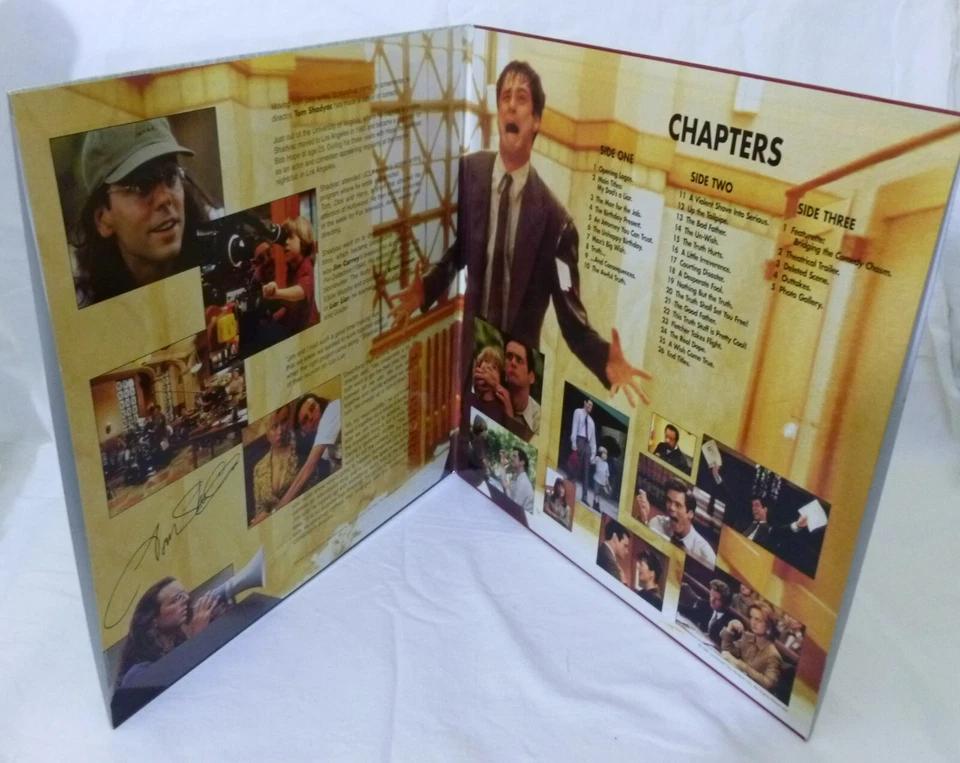 Liar Liar ~ Jim Carrey ~ Signature Collection ( 1997, 2 Disc, Laserdisc ) Comedy Foto 3 de 3