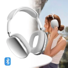Wireless Bluetooth Headphones Headset Over-Ear Super Bass Dual Channel Earphones