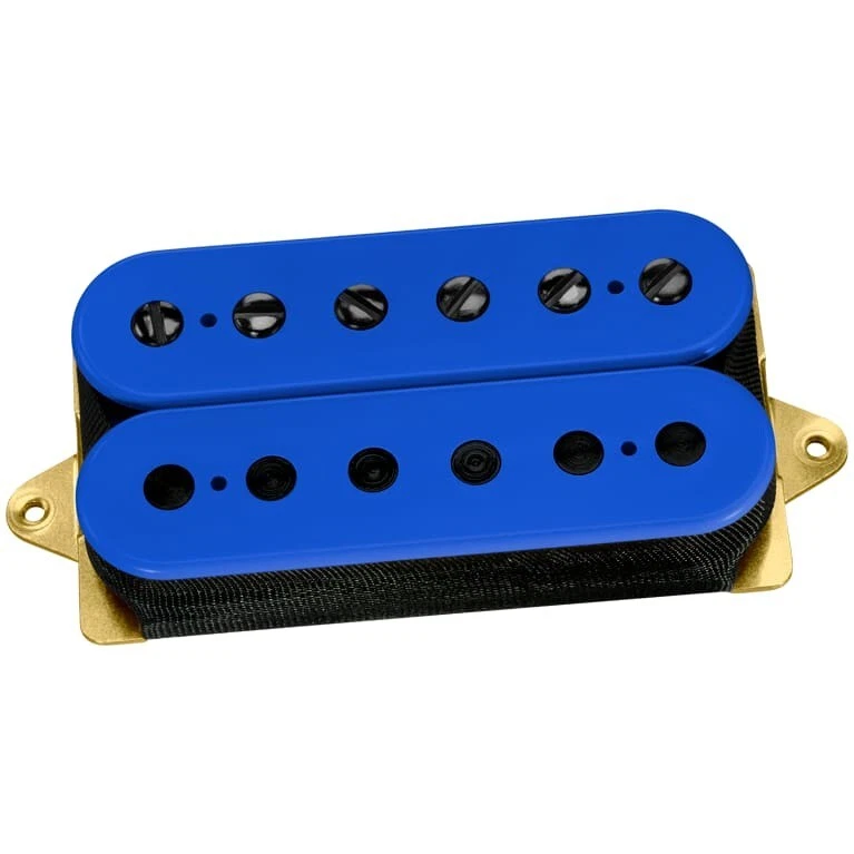 Pastilla Dimarzio F-Spaced DP193 Air Norton Humbucker, azul con poste negro - NUEVA Foto 3 de 4