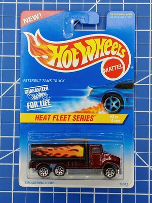 1996 Hot Wheels Heat Fleet Series Peterbilt Tank Truck Metallic