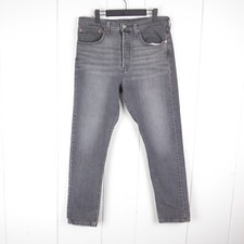 Levis Jeans Womens SZ 31/28 501 Tapered Leg Slim Fit Mid Rise Modern Casual