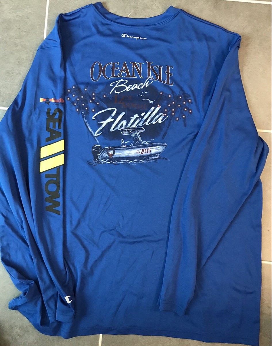 Champion Double Dry Men's Ocean Isle 2015 Sudbury 2XL Blue Long