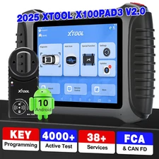 XTOOL X100PAD3 Car OBD2 Bi-directional Diagnostic Tool IMMO Key Programming FCA 